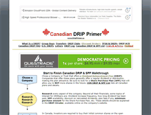 Tablet Screenshot of dripprimer.ca